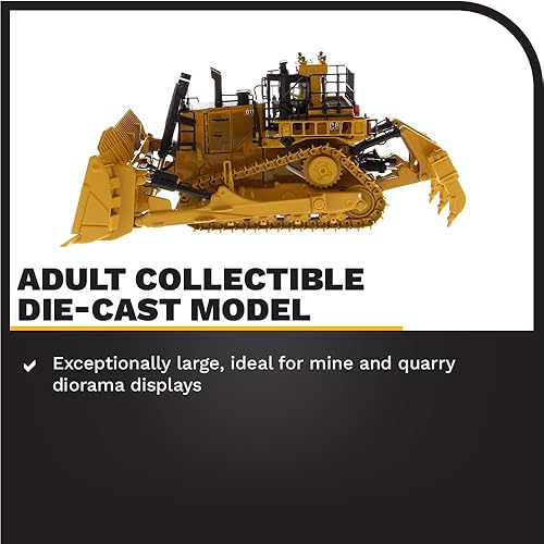 Miniatura 3 de Diecast Masters 1/50 Caterpillar D11 Fusion Bull Dozer con Shank Ripper, Serie High Line 85604