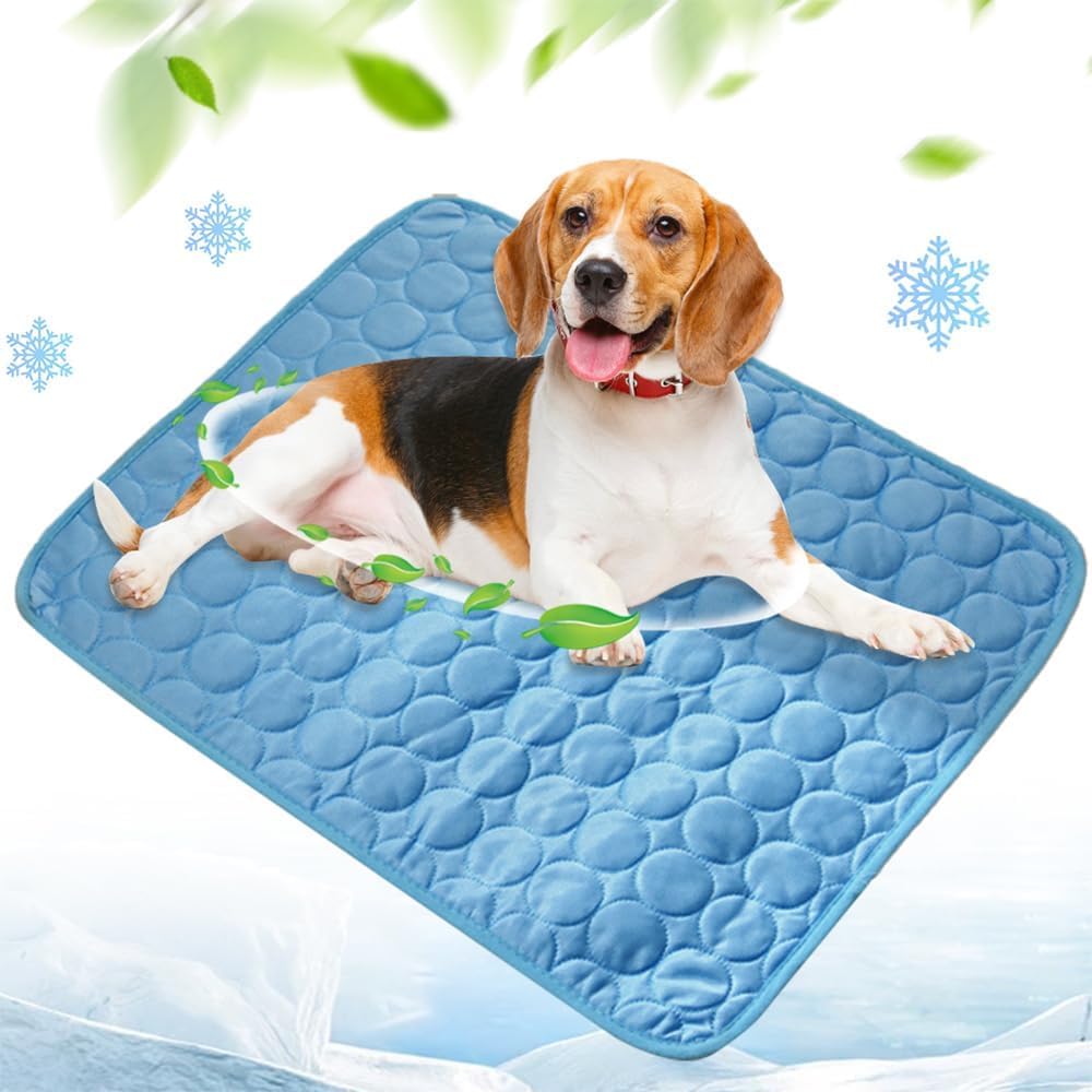 2025 Nueva alfombrilla de refrigeración para perros, cojín de refrigeración portátil lavable para mascotas para perros y gatos, alfombrilla de dormir para hogar y exterior, refrigeración para mascotas