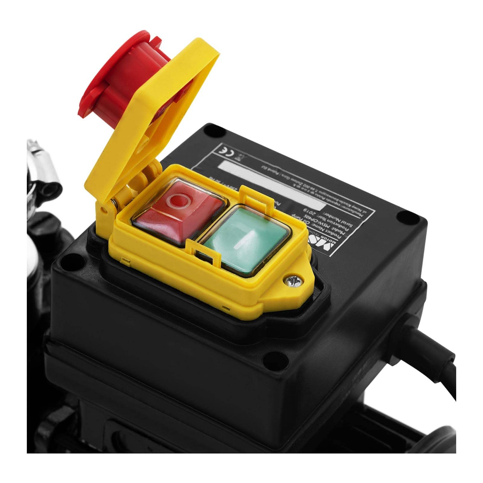 MSW Pompa Contalitri Gasolio Pompa Travaso Gasolio MSW-OP40S (40 l/min, Con accessori, 3.500 giri/min, Ferro, 370 W)
