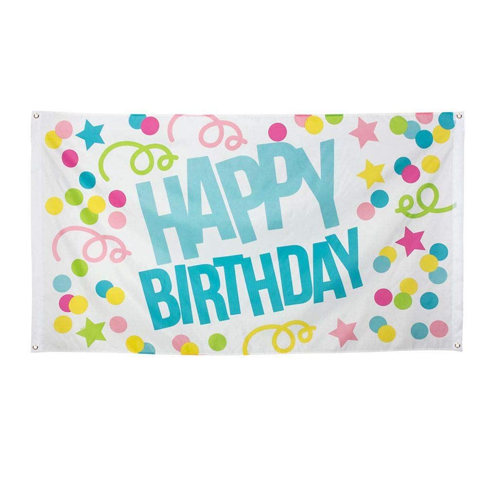 Boland Baby Girl Fahne – 90x150 Cm Aus Polyester – Rosafarbene Deko Für Babyparty, Geburt Oder Mottoparty
