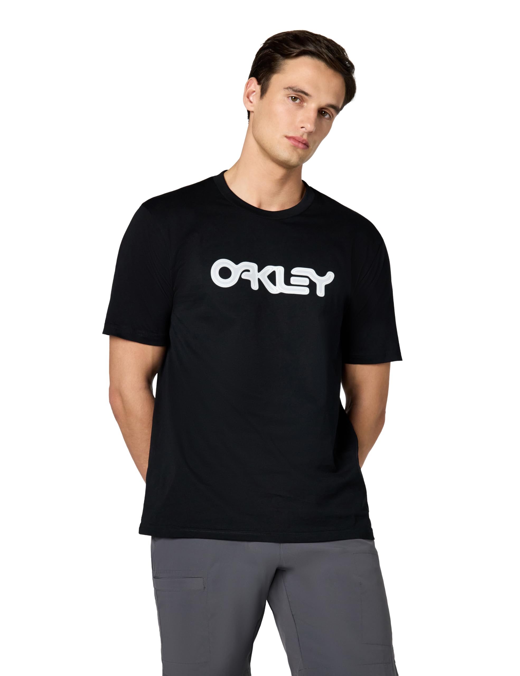 Oakley Men's Metal B1b Tee, Blackout, Large