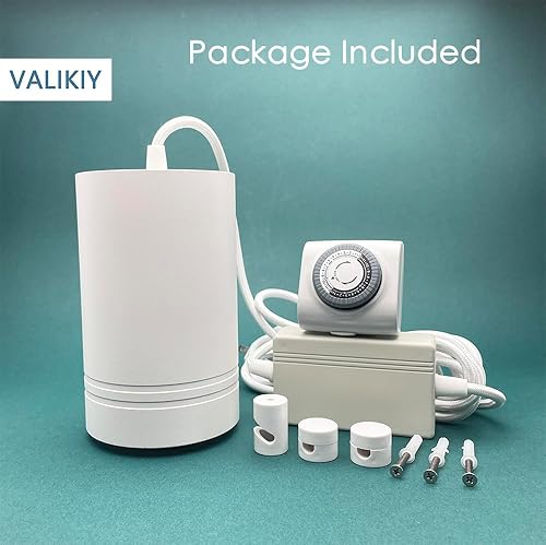 Miniatura 6 de VALIKIY Luz colgante de crecimiento de 40 W, lámpara de planta de espectro completo de color blanco cálido, enchufe de 120 V con temporizador, cable