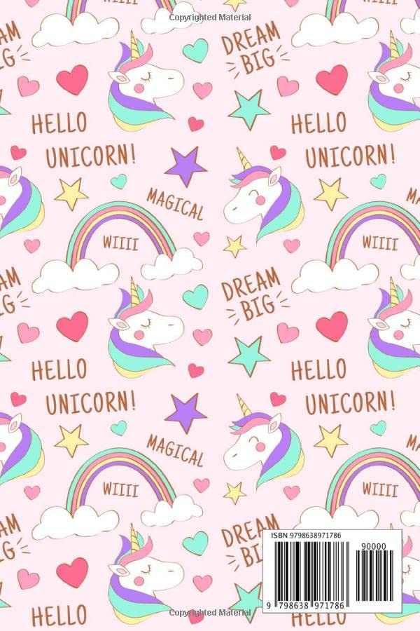 Cute unicorn journal and sketchbook: journal and notebook blanked &lined paper,102 pages 6"×9" ,for writing ,drawing and coloring -unicorn notebook - Image 2