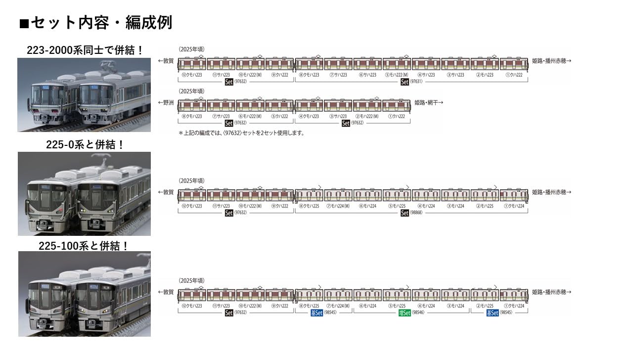 Amazon | トミーテック (TOMYTEC) TOMIX Nゲージ JR 223 2000系 1次車