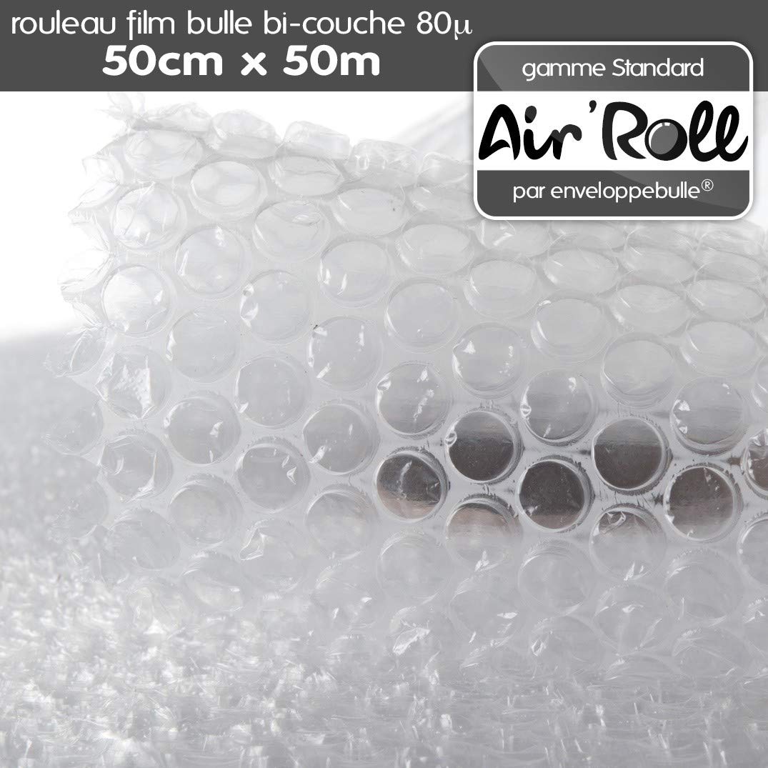 Enveloppebulle - Pellicola pluriball, rotolo, 50 cm x 50 m