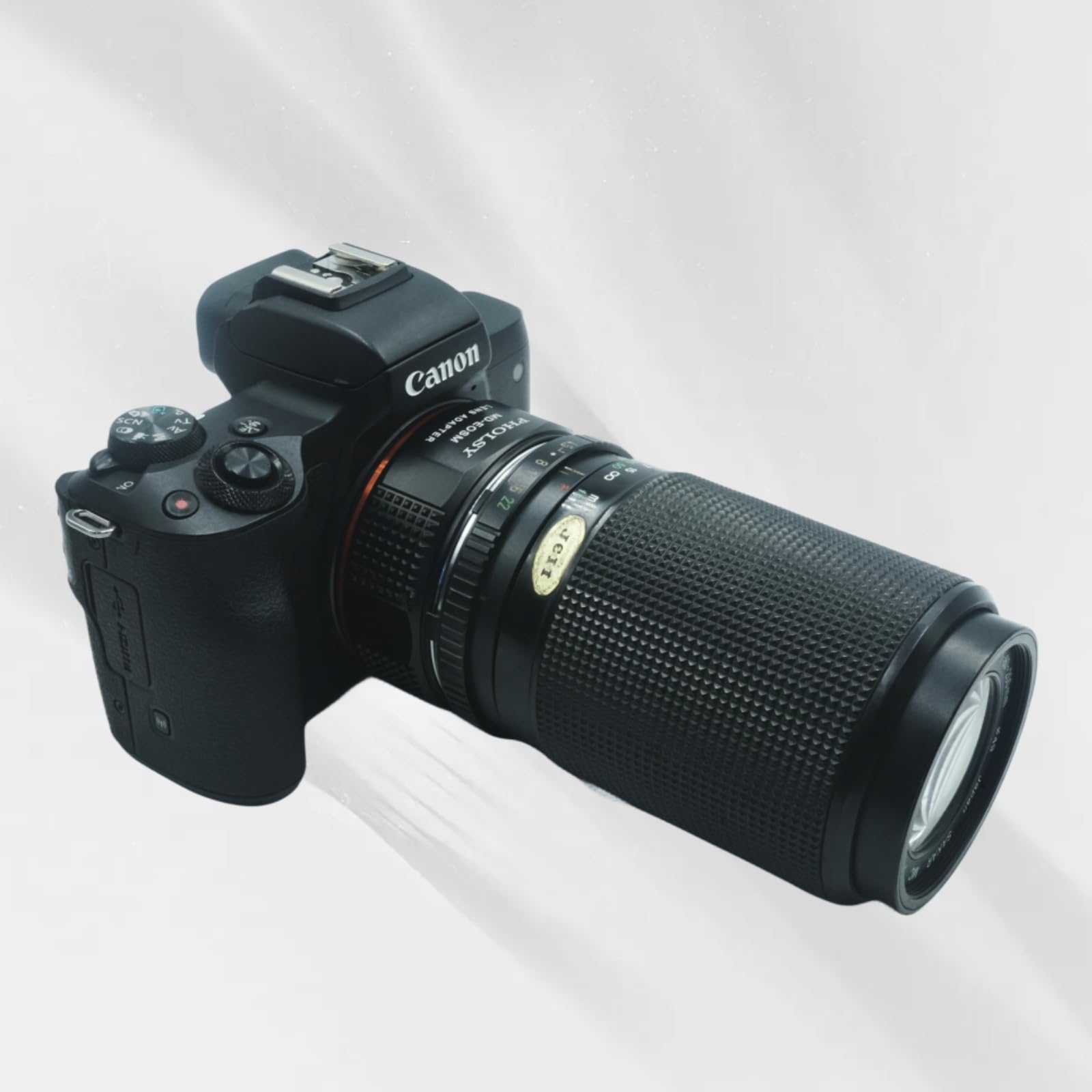 MINOLTA単焦点レンズ+EOS-Mマウントアダプター MINOLTA単焦点レンズ+EOS-Mマウントアダプター MINOLTA単焦点レンズ+