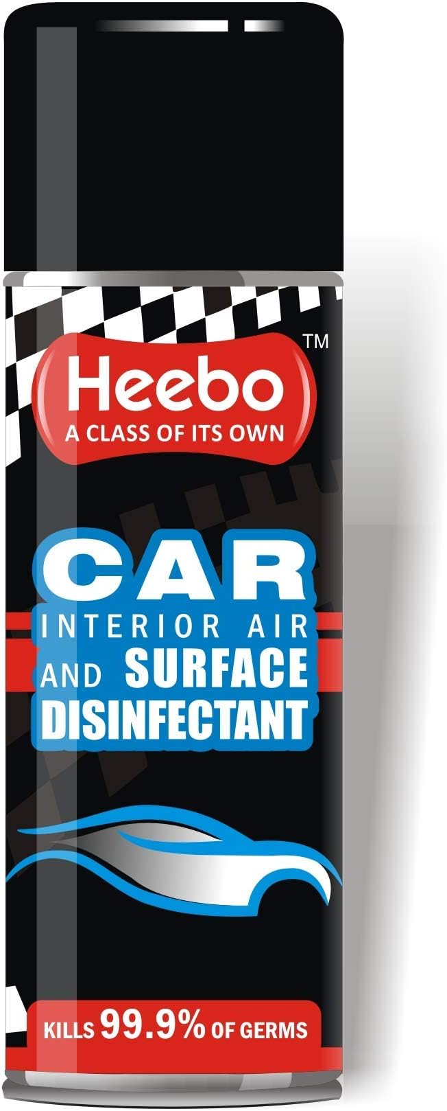Heebo Car Interior Air and Surface Disinfectant Spray (100 ml) Kills 99.9% Germs