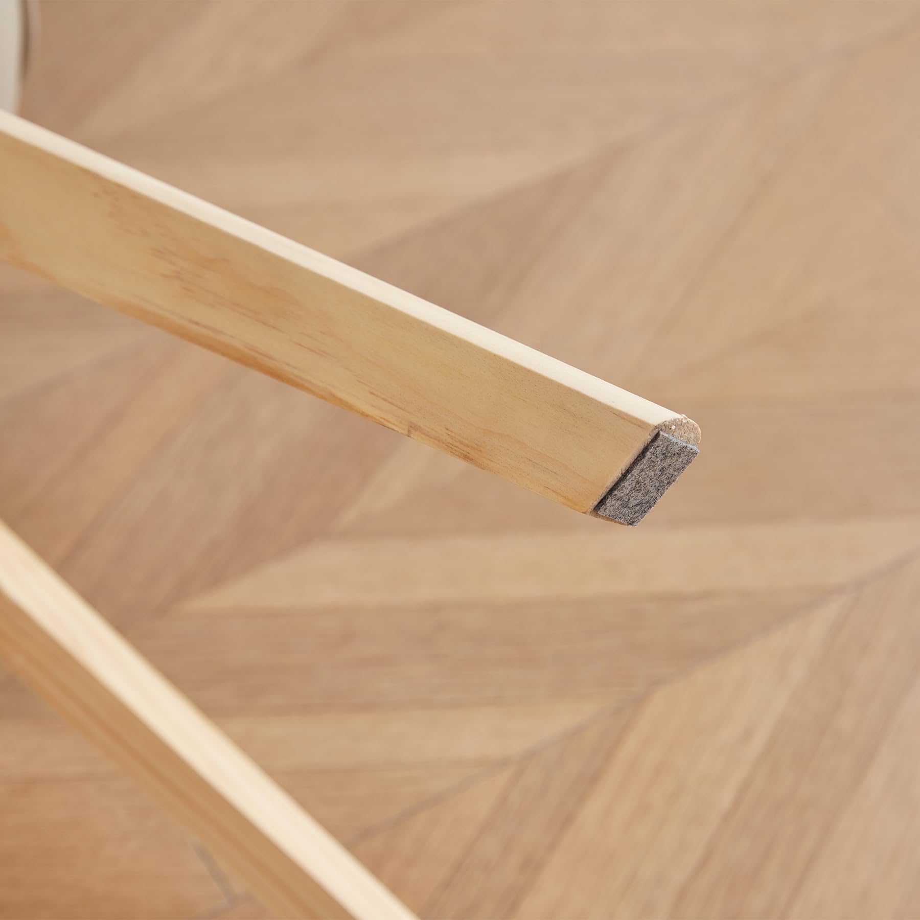 Juego de 4 sillas de Comedor, sillas escandinavas, Patas de Madera Maciza, diseño nórdico ergonómico, Ideal para Comedor, salón, Cocina, Dormitorio (Caqui)