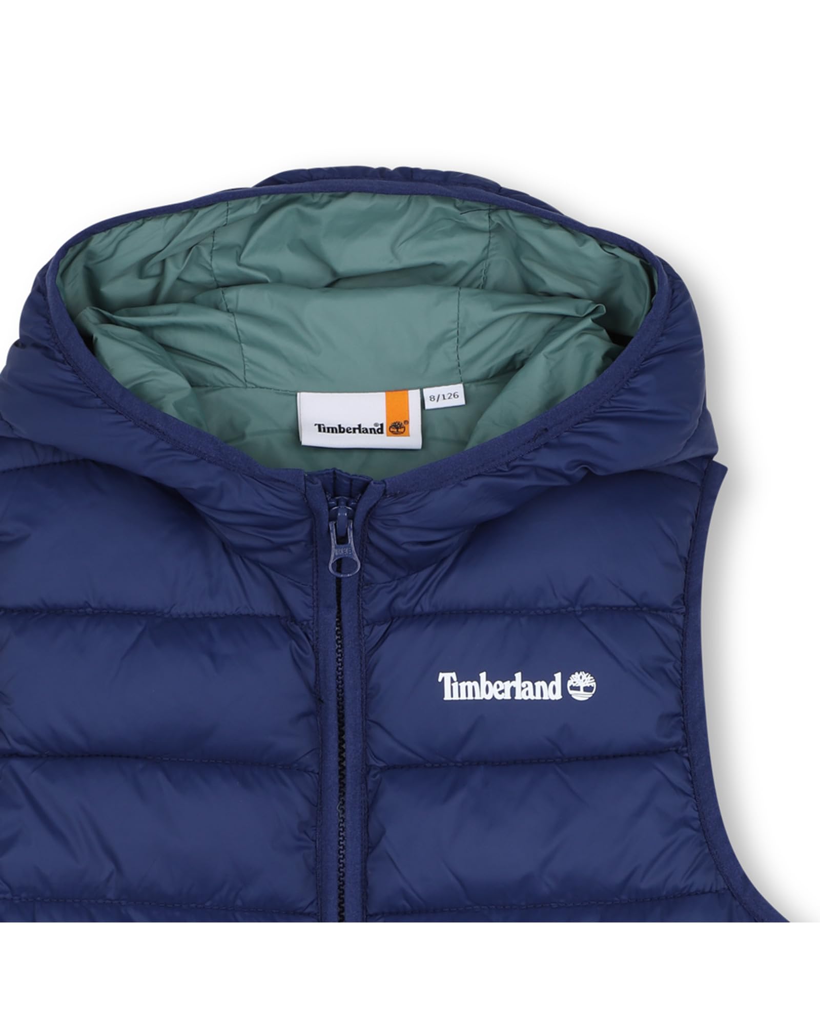 Timberland Puffer Jacke Ärmellos Jungen Blau 10 Jahre