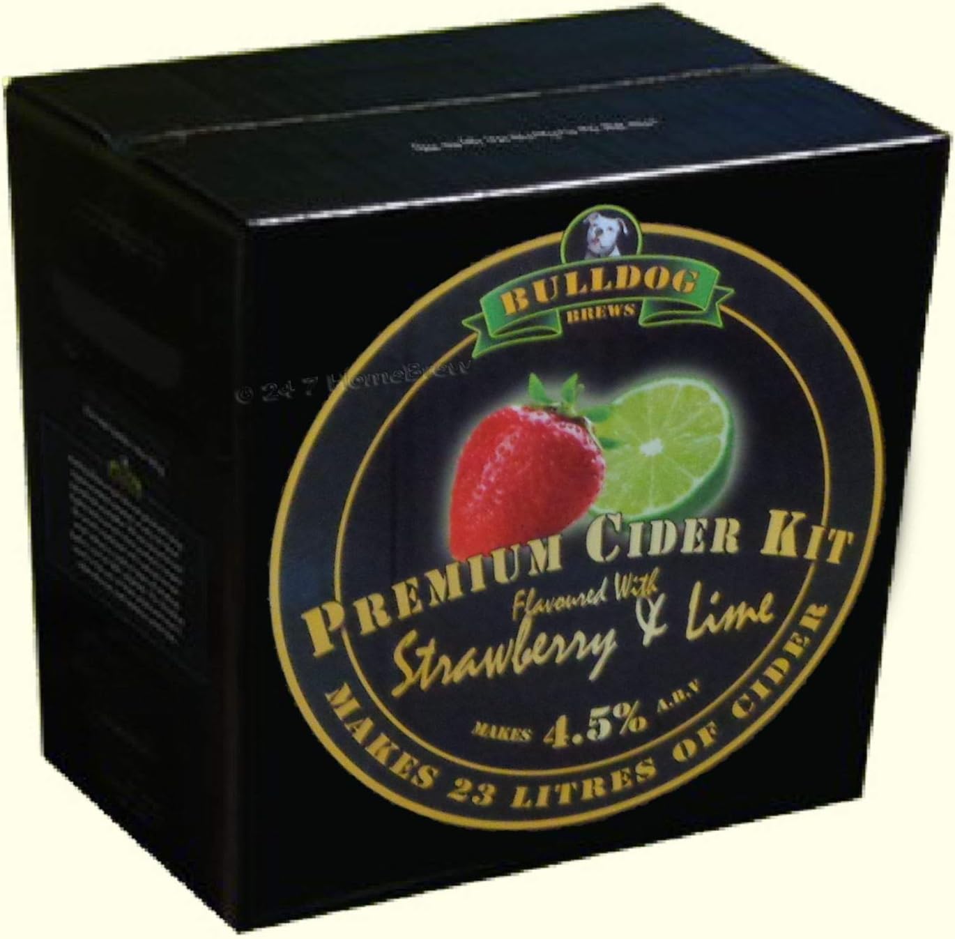 Bulldog Brews Strawberry and Lime Flavoured Cider