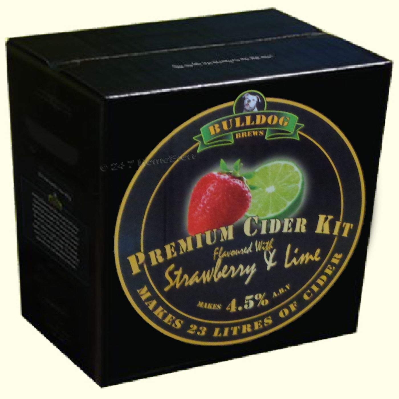 Bulldog Brews Strawberry and Lime Flavoured Cider