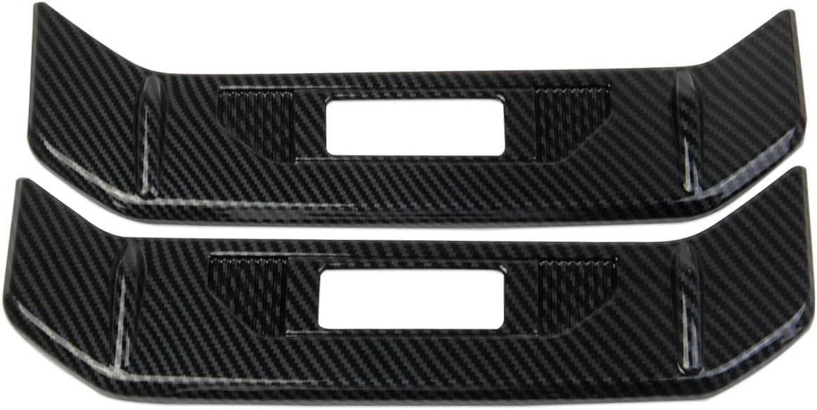 Carbon Fiber Rear Tail Light Side Lamp Bed Tailgate Button Trim Cover for Toyota Tundra 2022-2026