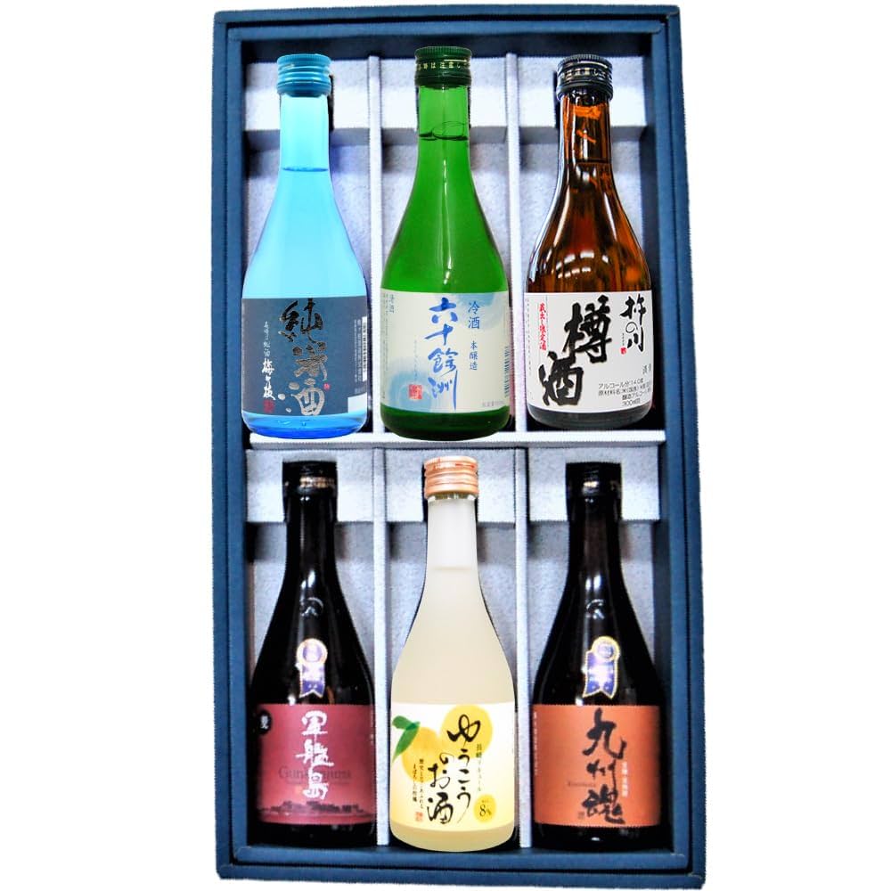 Amazon.co.jp: 長崎日本酒・麦焼酎・果実酒 ミニボトル6本セット