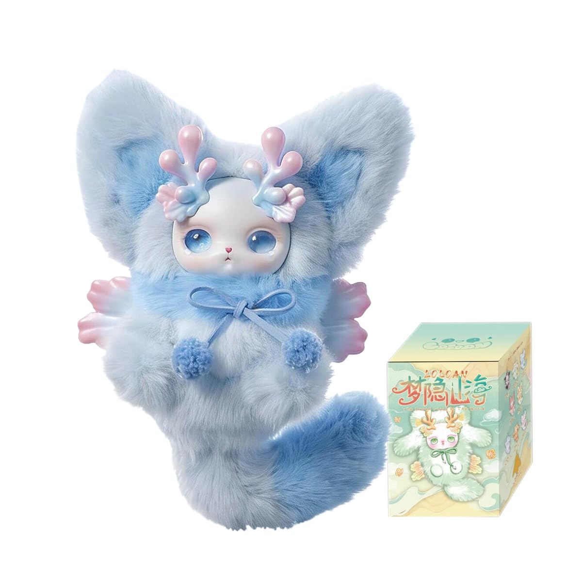 Loloan The dream float in the world Series Blind Box Action Figures Mystery Box Cute Random Toys Birthday Gift Christmas Collectible Toy for Desktop Ornaments, 1PC