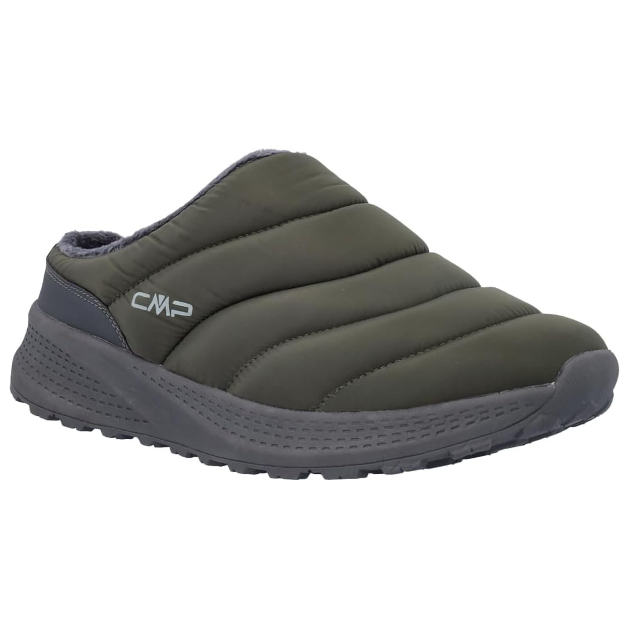 CMP HERTYS Men’s Indoor Outdoor Slippers – Warm Cushioned Slip-On with EVA Sole for Home & Errands – Stylish & Comfortable
