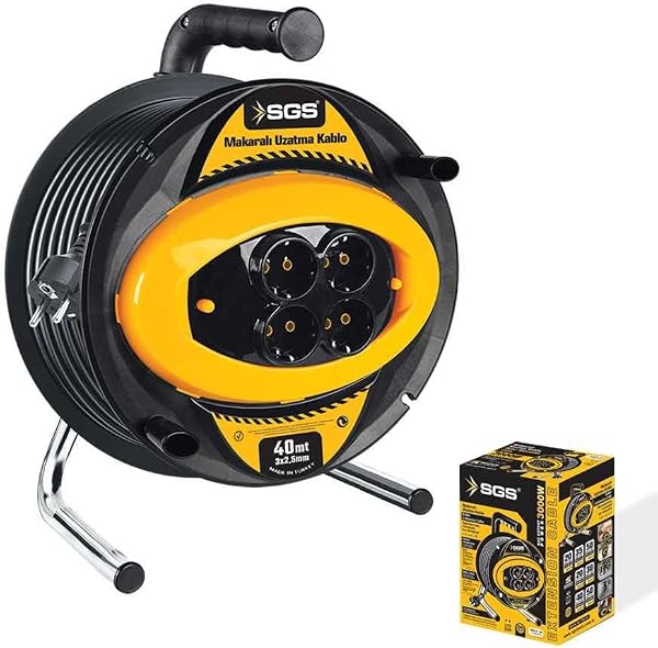 SGS Makaralı Uzatma Kablo Extra 2,5 x 40 mt