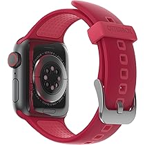 OtterBox All Day Cinturino per Apple Watch 40, 41, 42mm, morbido al tatto e resistente all’usura, cinturino in Silicone per Apple Watch, Rosso