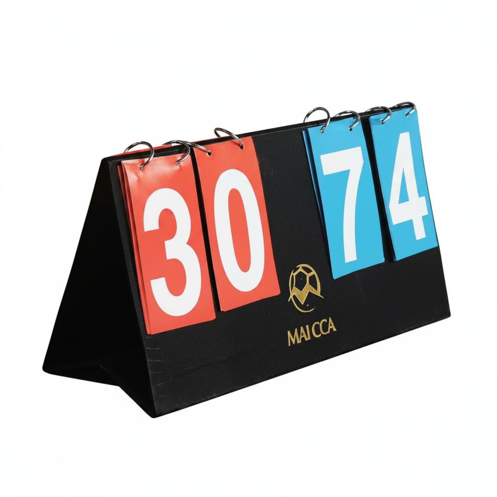 Flip Score Board Waterproof Table Tennis Score Counter ABS Tabletop Scoreboard for Tournament, Training, 4-Digit Scoreboard-image-2