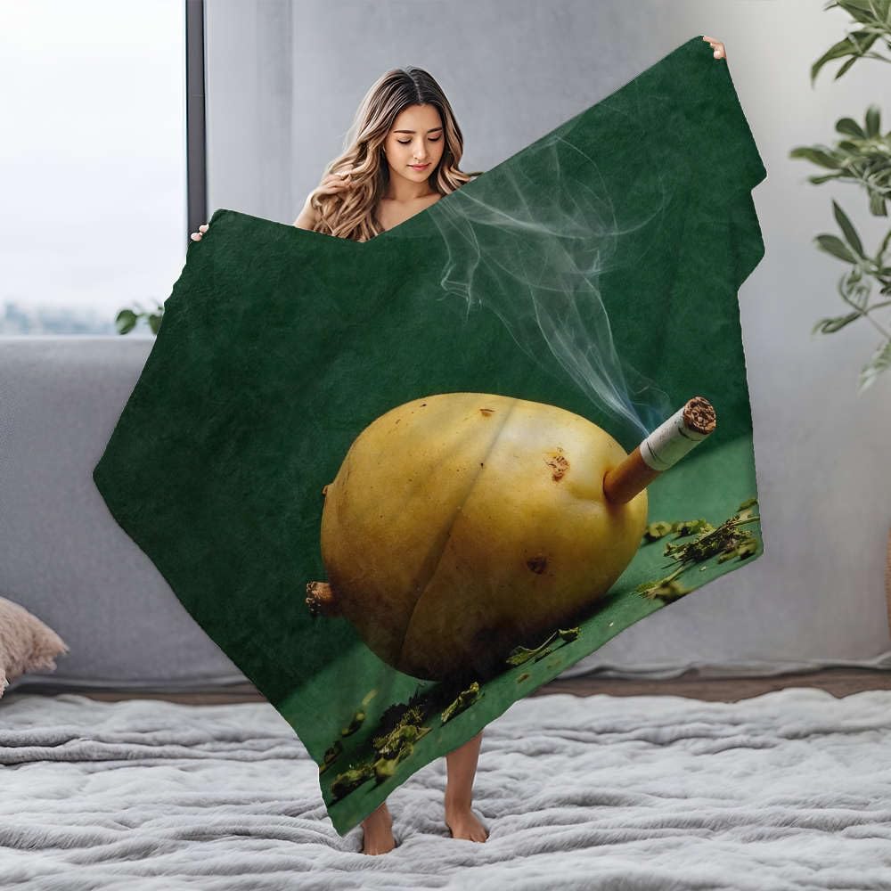 Couverture polaire en flanelle idée cadeau drôle jeté de lit imprimé
