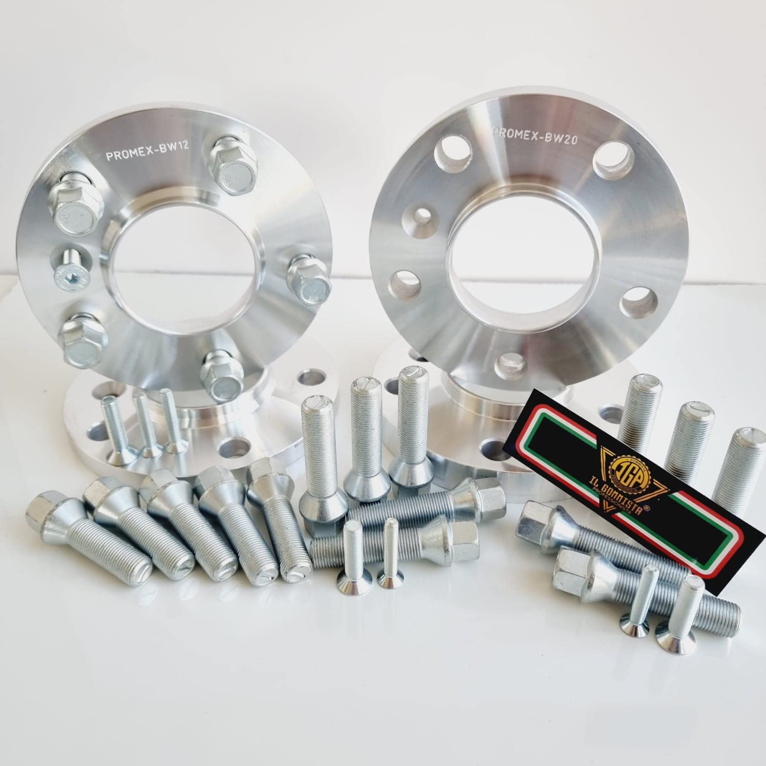 IGP Distanziali Ruote 16+20mm - Per Jeep Compass II E Cherokee V, Alluminio Ergal 7075, Made In Italy - Foto 9