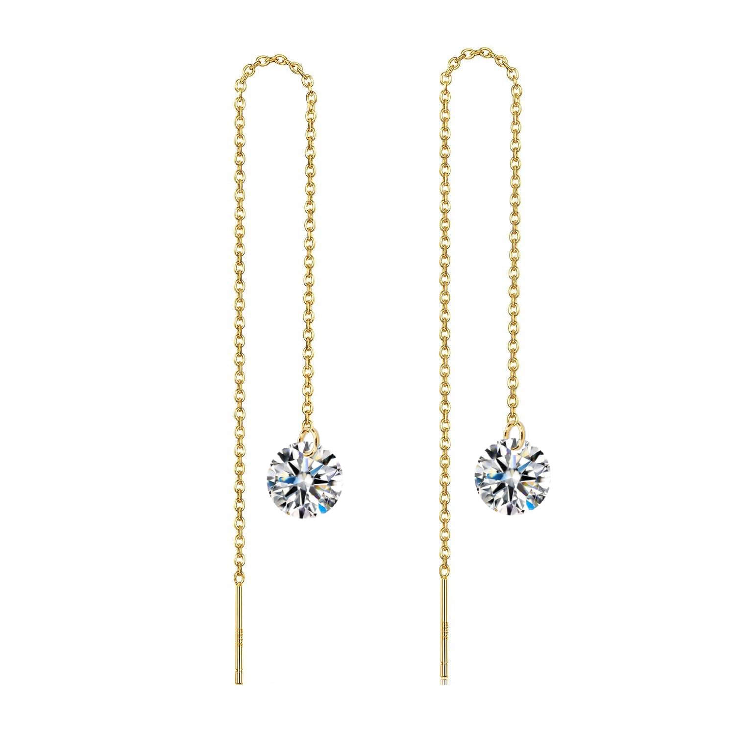 Via Mazzini Gold Plated Sui Dhaga Needle And Thread Shiny Crystal Dangle Earrings For Women And Girls (ER2059) (B0BBVY73VM) Amazon Price History, Amazon Price Tracker