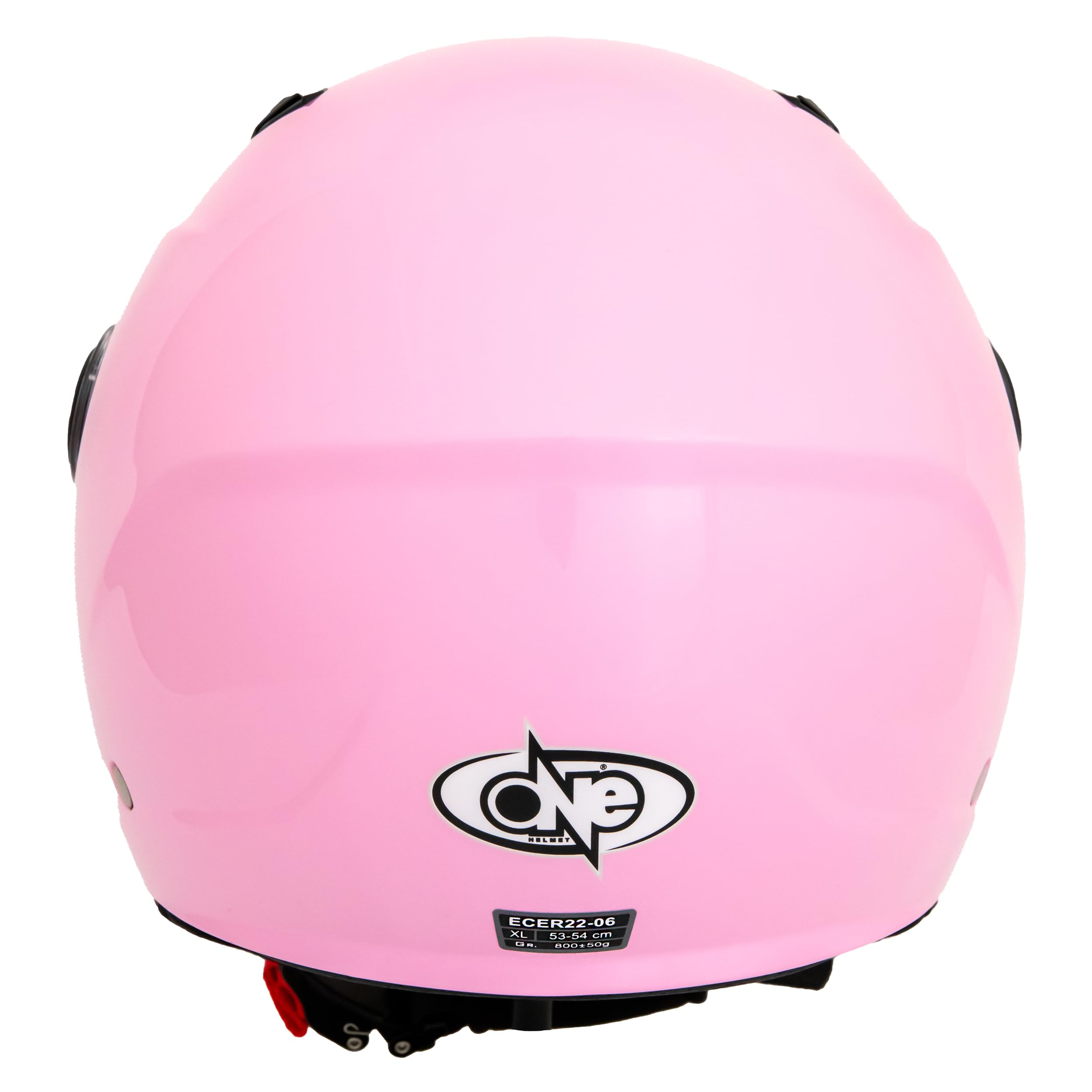ONE BY CAMAMOTO - Casco da Moto Bambino Junior Omologato ECE 22.06 con Chiusura Micrometrica Visiera Lunga Interno Estraibile