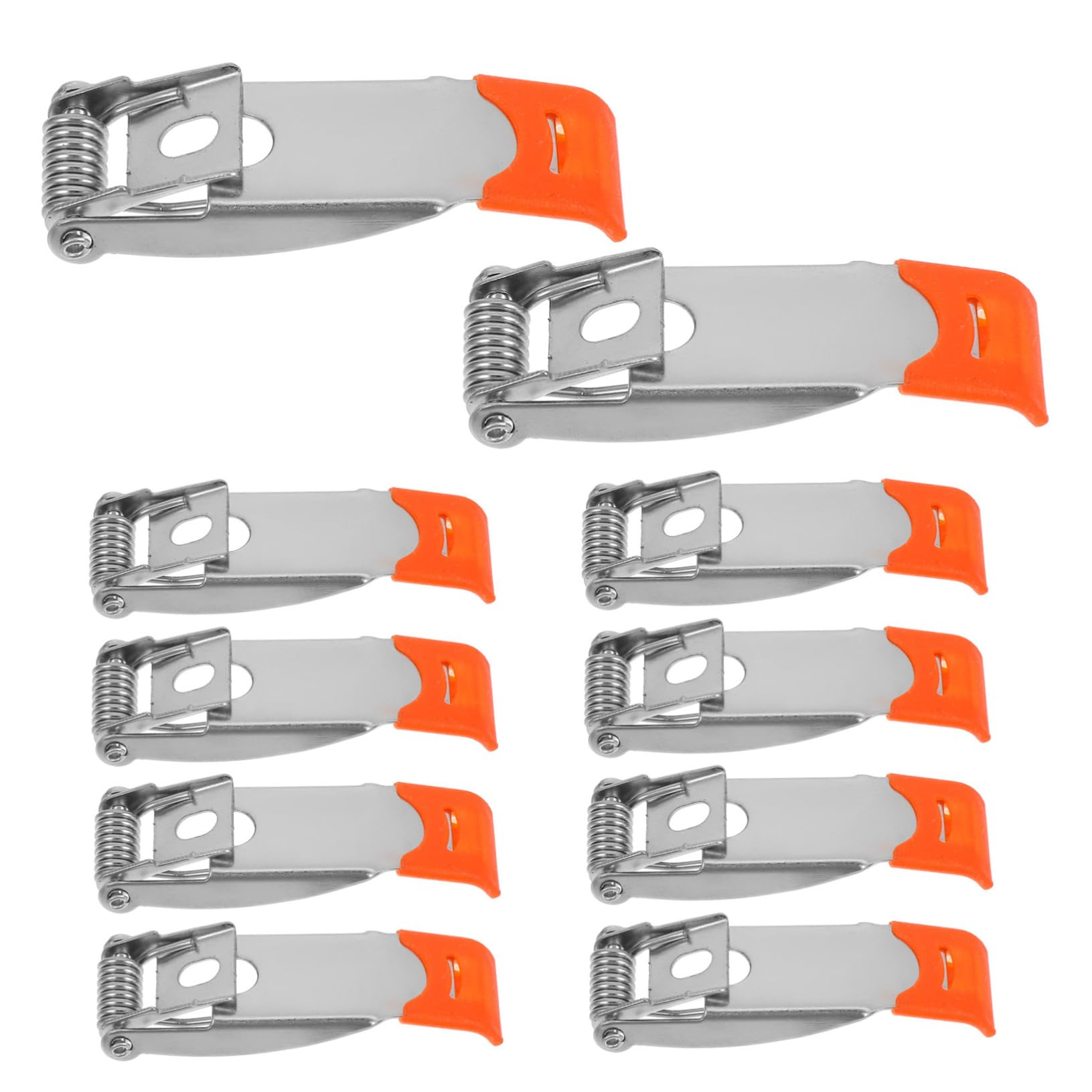 HOLIDYOYO Led Downlight Clips 10 Pack Ceiling Light Hanger Clips Spring Orange Hard Pvc Easy Installation for Lighting Fixtures