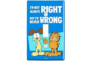 Garfield and Odie Light Switch Cover: A Bright and Playful Touch to Your Home