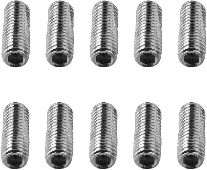Set Bulloni Manubrio Bici M5 X 20mm E M6 X 20mm – Viti Attacco Manubrio In Alluminio Per Mountain Bike E Bici Da Strada (Nero)
