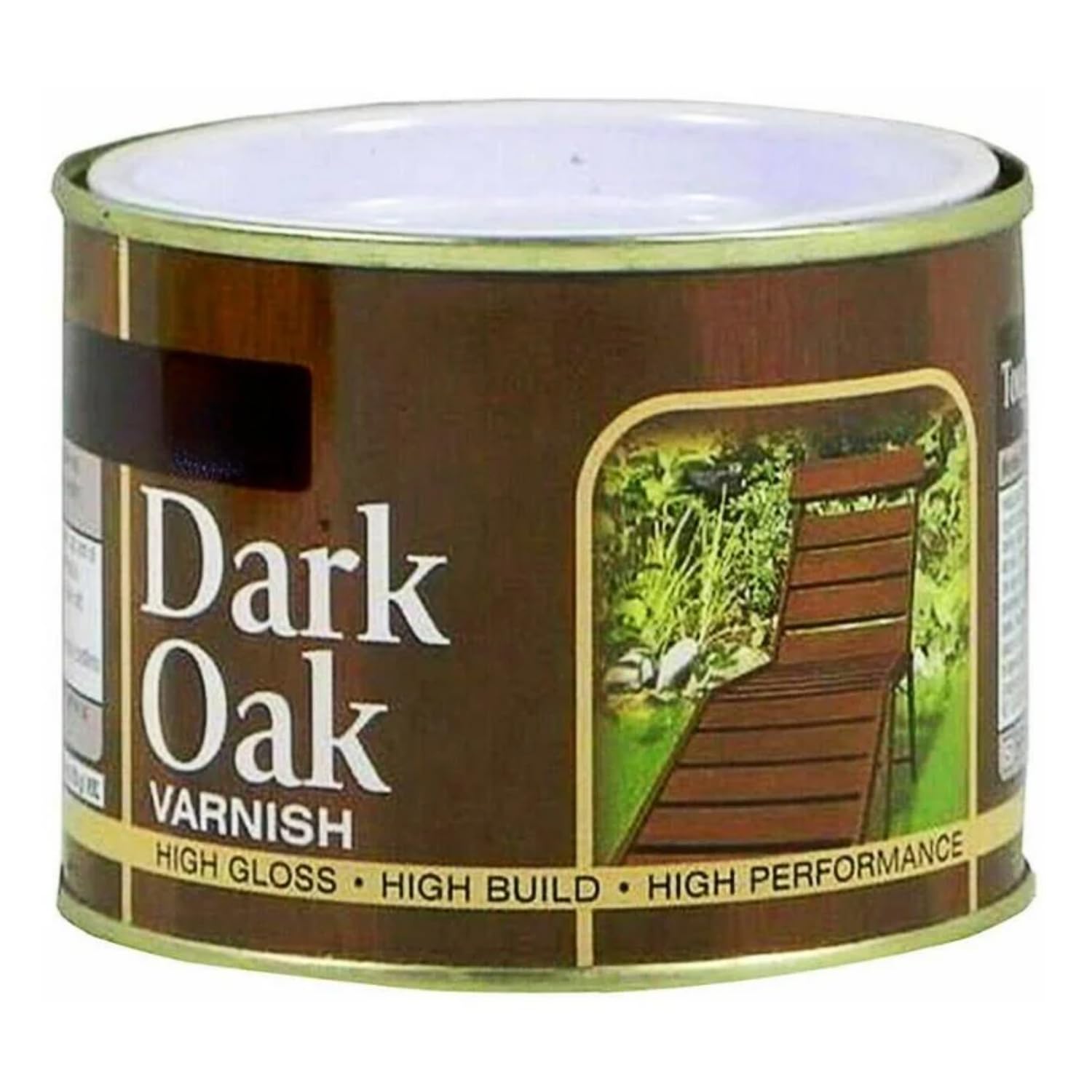 Inspired Essentials 180ml Non Drip Paint Tin Exterior Interior Hard Drying Performance Multi-Purpose Paint Tin for Metal, Wood, Plastic, Walls with Perfect Finish (2, Dark Oak) — image 1