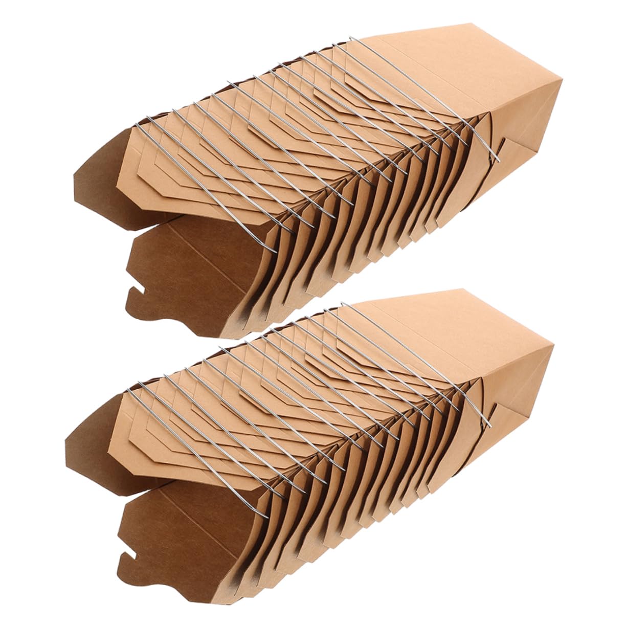HEMOTON 50piezas Cajas De Comida Para Llevar Con Asa De Metal Para Catering Picnic Restaurante Contenedores Para Comida Transporte De Alimentos Unidades Para Arroz Frito Pollo y