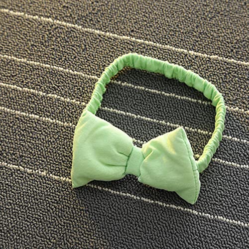Infant Toddler Baby Girl Princess Romper Dress with Bowtie Headband Birthday Cake Smash Outfits Halloween Cosplay Costume Kids Onesie Christmas Dress Fancy Tutu Dress Light Green 9-12 Months — view 6