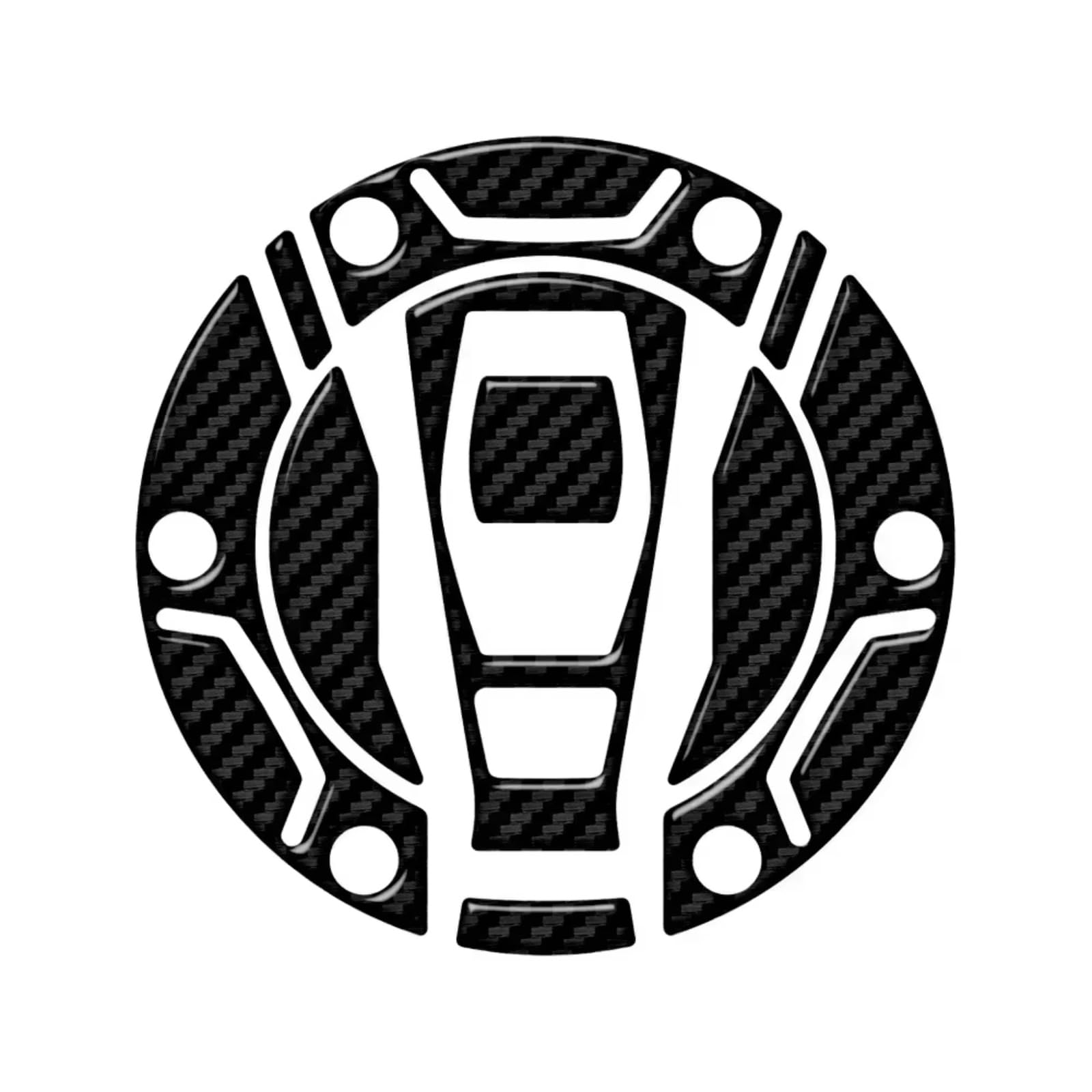 Motorbike Tank Sticker Compatible with for R1200GS for R1250GS for R1300GS for Adventure Keyless Transparent 3D Motorcycle Fuel Cap Protection Sticker(A)