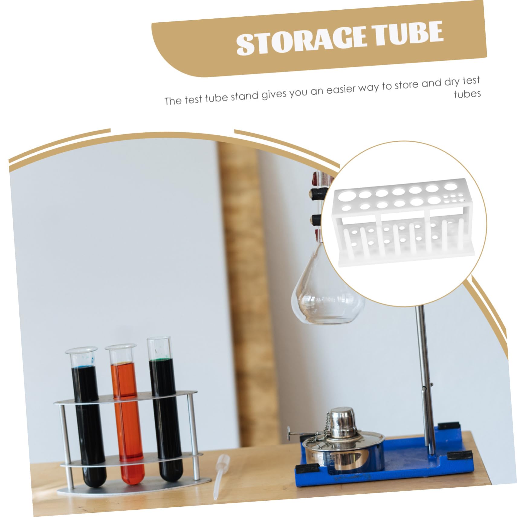 Mobestech 5stücke Test Tube Rack Für Röhren Stabiler Praktische Trockenvorrichtung Für Und Wissenschaftliche Anwendungen Mit Stabilen Stiften
