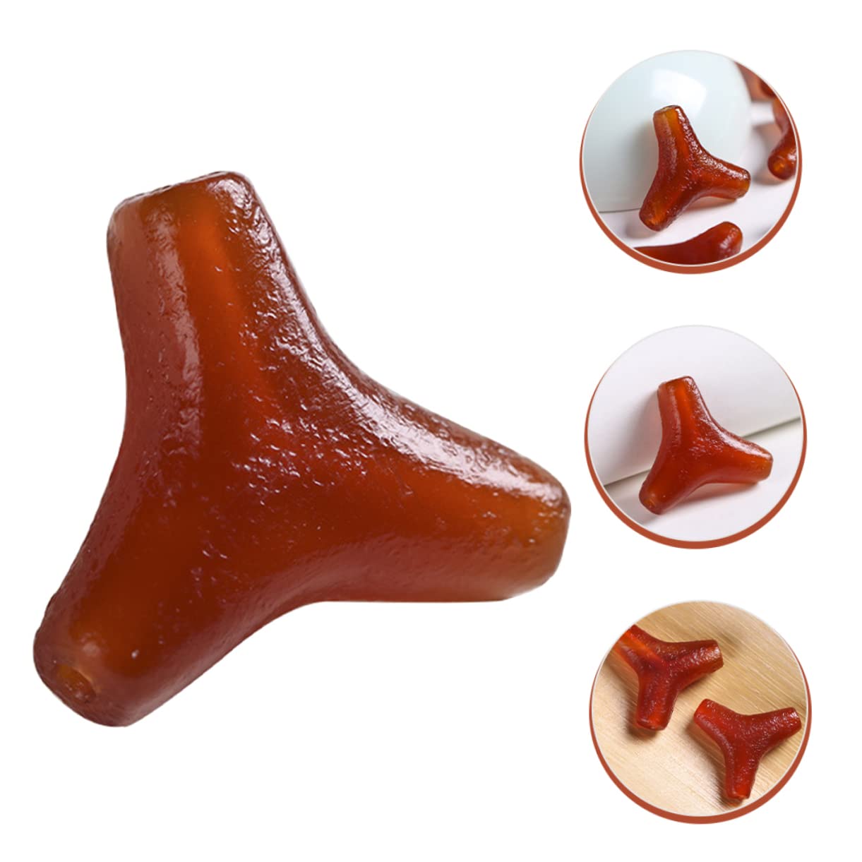 HOMSFOU 4 Pezzi Perline Agata per Braccialetti e Gioielli Fai da Te Perline Distanziatrici Naturale Design Facile da Usare per Creazioni Artigianali