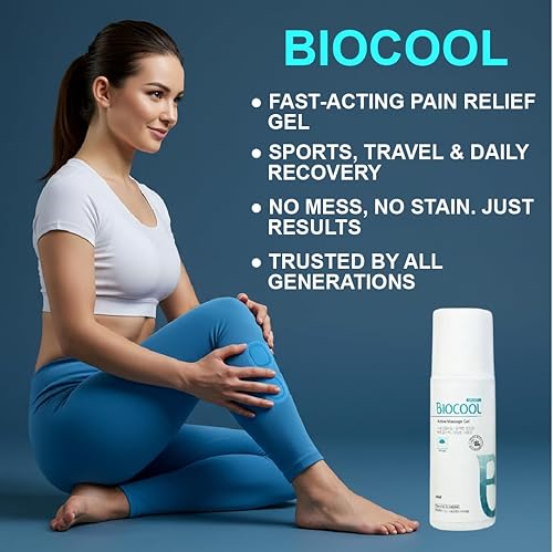 Miniatura 3 de BIOCOOL Max Strength Roll-On Gel  3.4 fl oz (3.38 fl oz)  Mentol para dolor muscular, rigidez articular e incomodidad  Fórmula coreana de acción