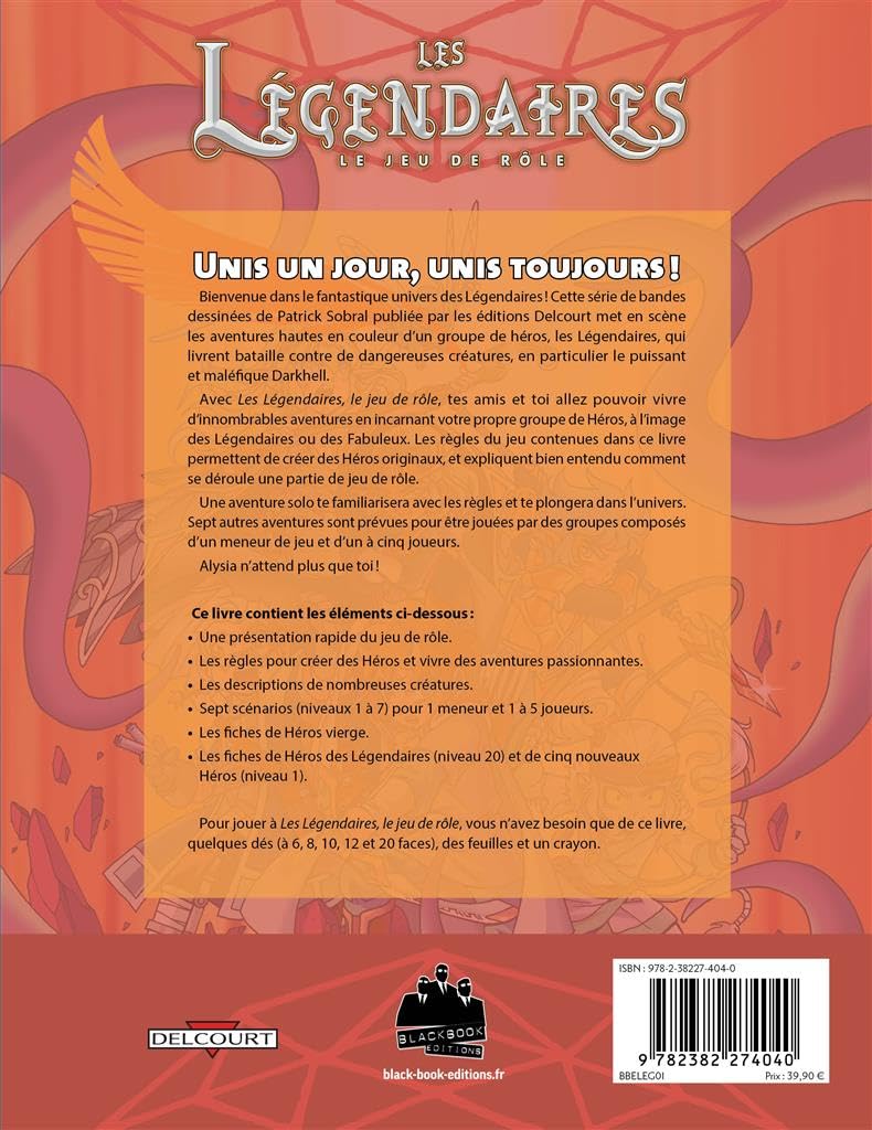 Les Légendaires - Jeu de Rôle - Jeu de Société - Version Française