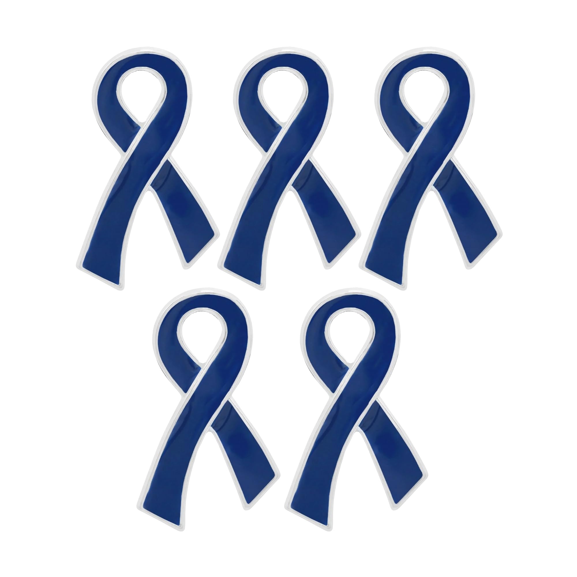 Ribbon Pins 1/5/25/100 for Cancer &amp; Disease Awareness - Various Causes - Bulk Quantities Available for Support Groups and Fundraising