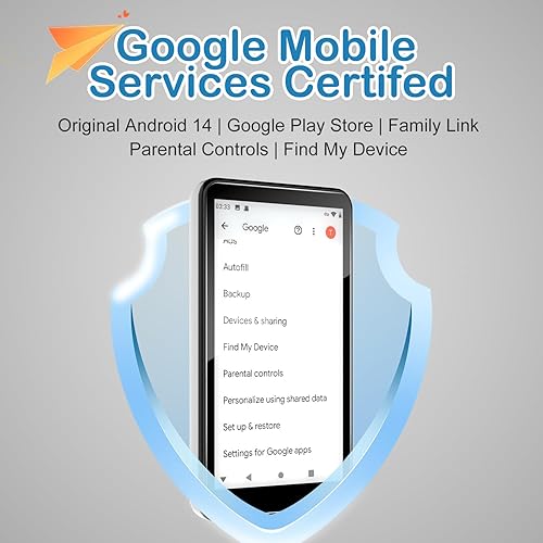 Miniatura 3 de Reproductor de MP3 Android de 160 GB para niños con Bluetooth, pantalla táctil de 4 pulgadas, reproductor de transmisión con Supotefy y Gugole