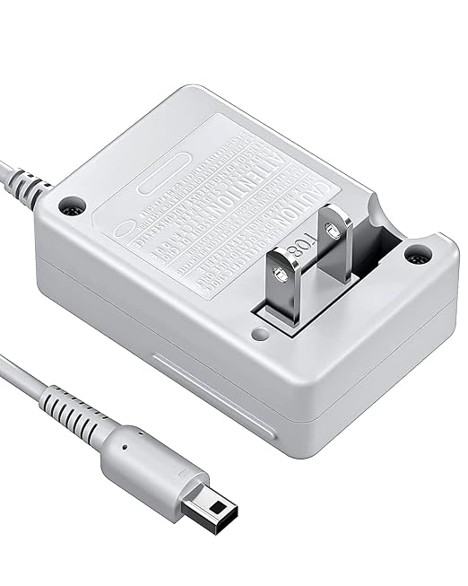 3DS Charger, VOYEE 3DS Charger Compatible with Nintendo 3DS/ DSi/DSi XL/ 2DS/ 2DS XL/New 3DS 100-240V Wall Plug Adapter