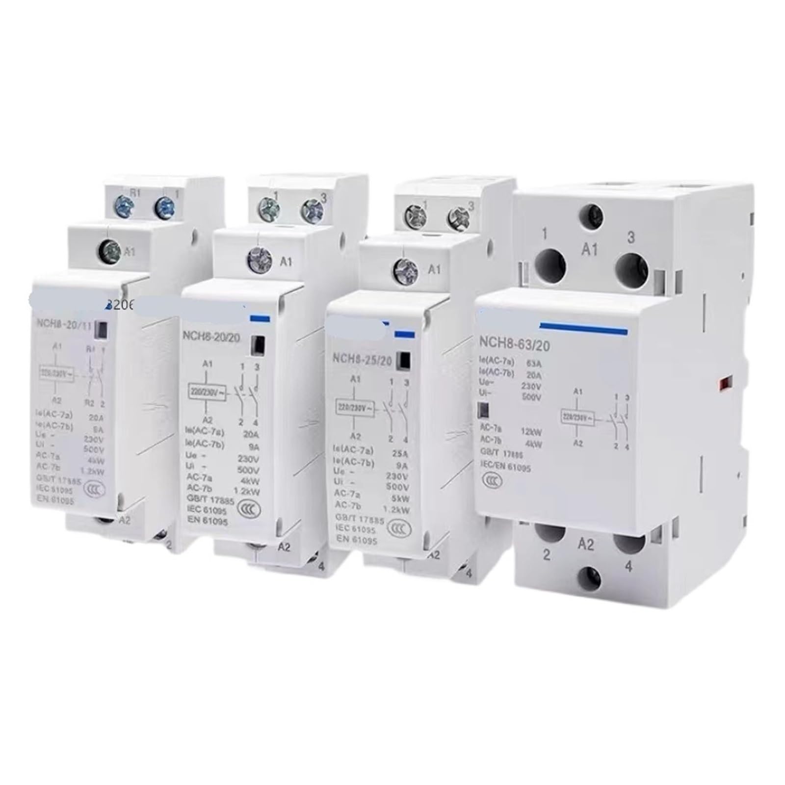 Contacteur domestique AC NCH8 25A idéal pour optimiser les heures creuses