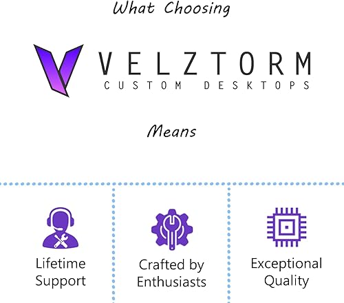 Miniatura 9 de Velztorm Pilum Gaming PC de escritorio AMD Ryzen 7-3700X de 8 núcleos GeForce RTX 3060 64 GB de RAM 1 TB PCIe SSD  2 TB HDD 35 HDMI puerto de