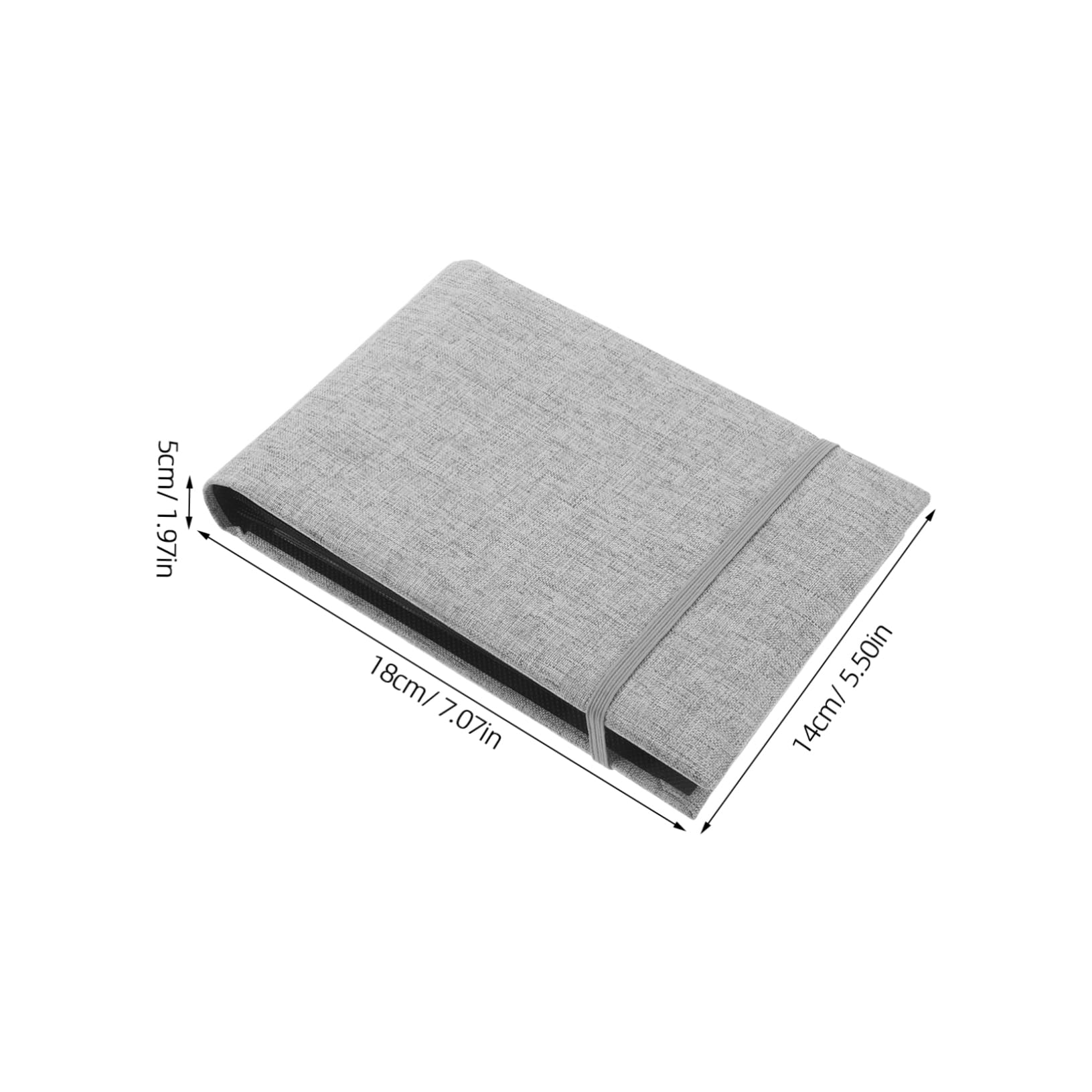 MUCKLILY 2pcs Handmade Photo Album for Photos Compact Fabric Memory Book for Family Gatherings Travel Memories Daily Use and Easy to Store