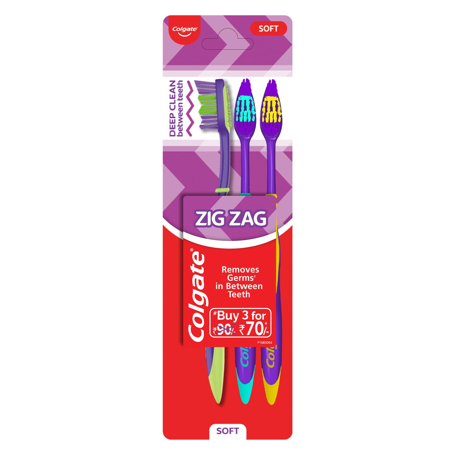 Colgate Zigzag Manual Toothbrush – Soft (Buy 2 Get 1) Colgate Zigzag Manual Toothbrush – Soft (Buy 2 Get 1)