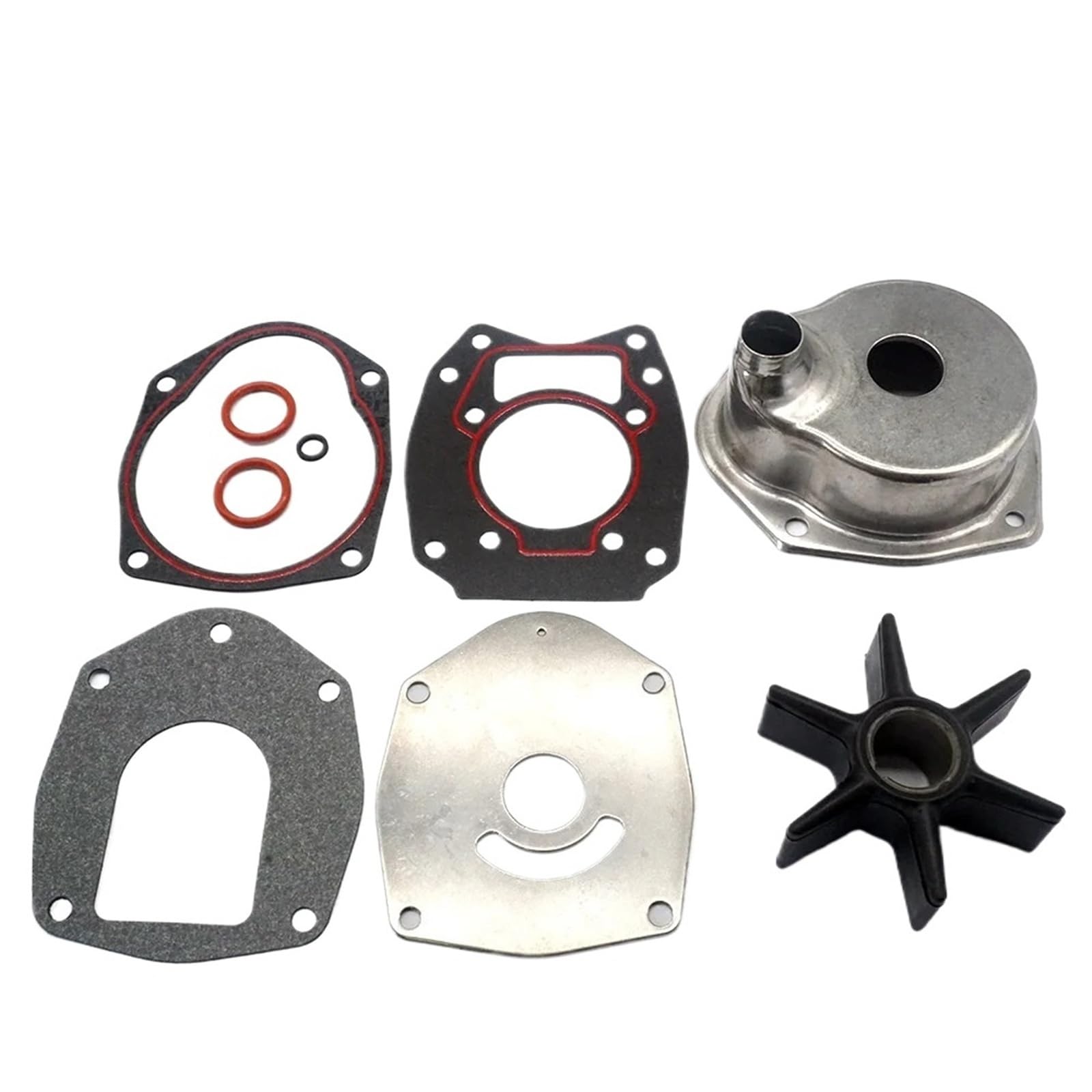 Kit Riparazione Girante Pompa Acqua Honda 75HP 90HP 19021-ZW1-003 | Kit completo con girante e alloggiamento. Sostituzione OEM precisa per Honda BF75AT/BF90AT.