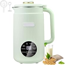 Nut Milk Maker 1200ml, Fully Automatic Plant Milk Machine with Self-Cleaning, 12H Timer & 8 Functions for Homemade Almond, Oat, Soy, and Nut Milk