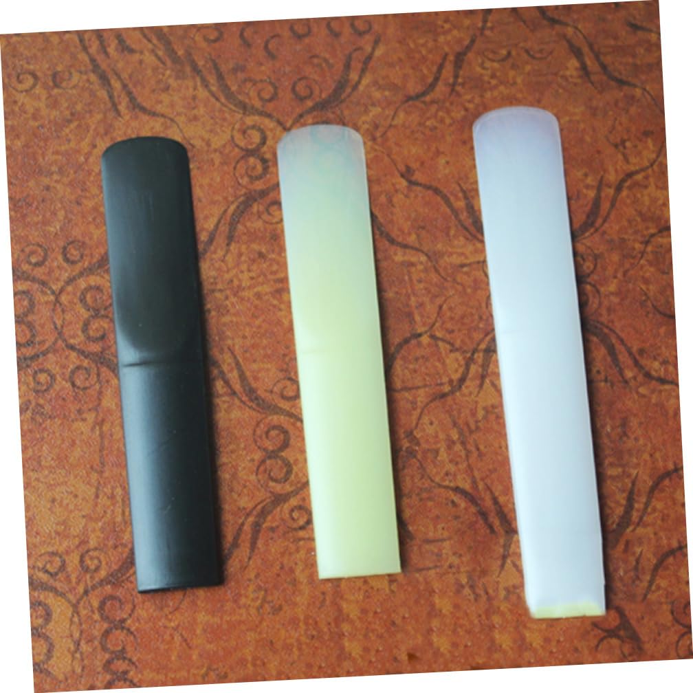 BESTonZON 15 Piezas herramientas de caña de saxofón accesorios para instrumentos caña duradera caña para principiantes cañas de saxofón alto reemplazar Junco apéndice resina