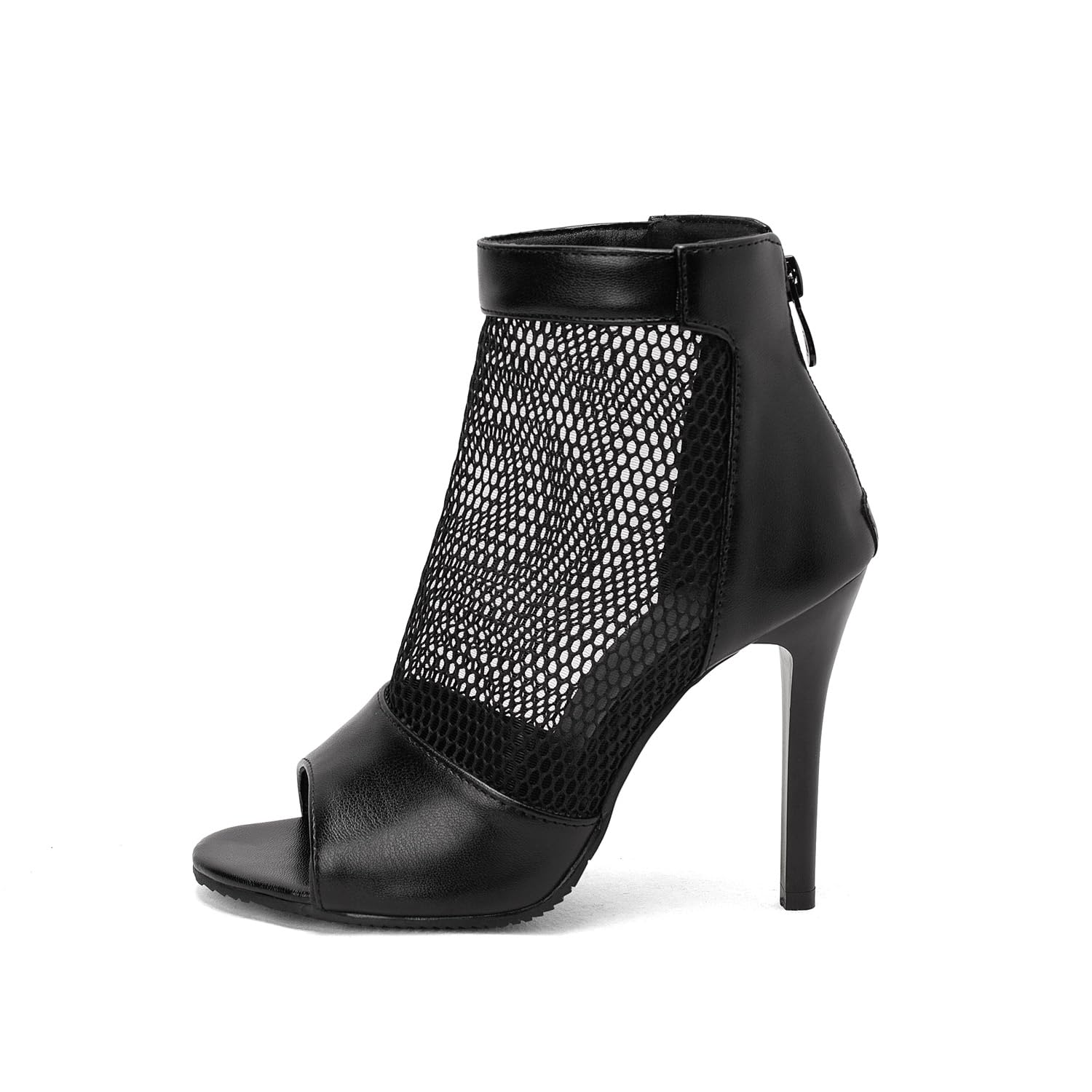 ForeMode Strappy Peep Toe Heeled Sandals for Women - Elegant and Comfortable Dress Shoes for Evening Party and Ballroom Dancing