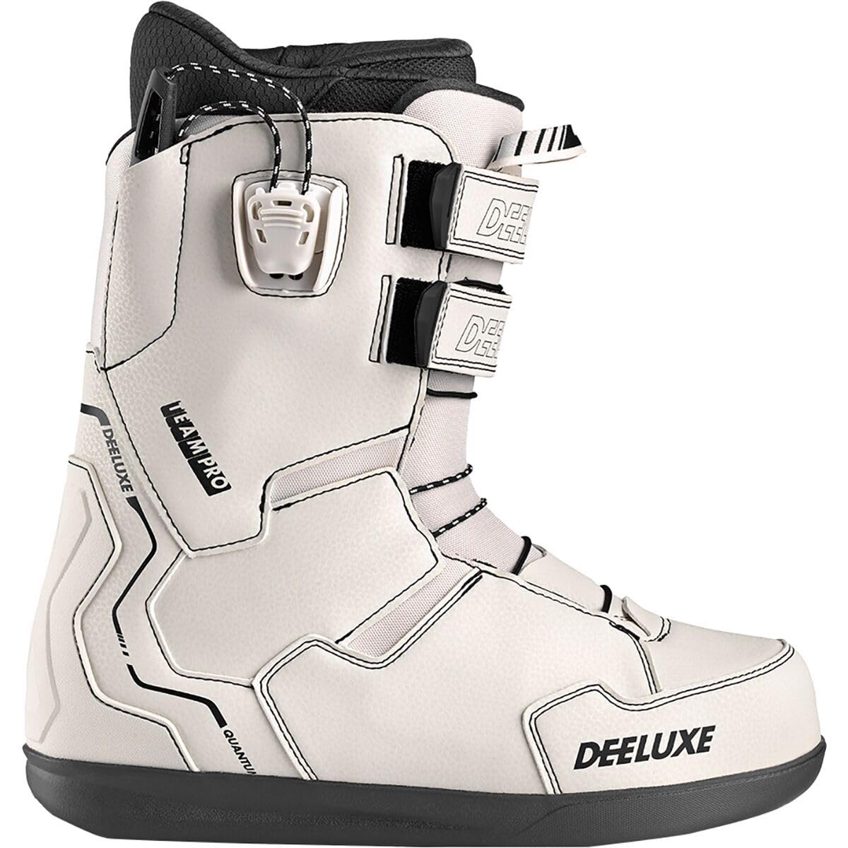 Deeluxe Team PRO Snowboard Boot - 2025, Light Grey, 30.0