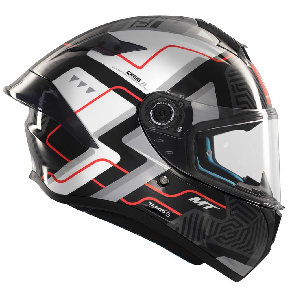 MT Helmets Targo S Designed Brik C0 Brillo - Casco de Moto Integral Homologado 22.06